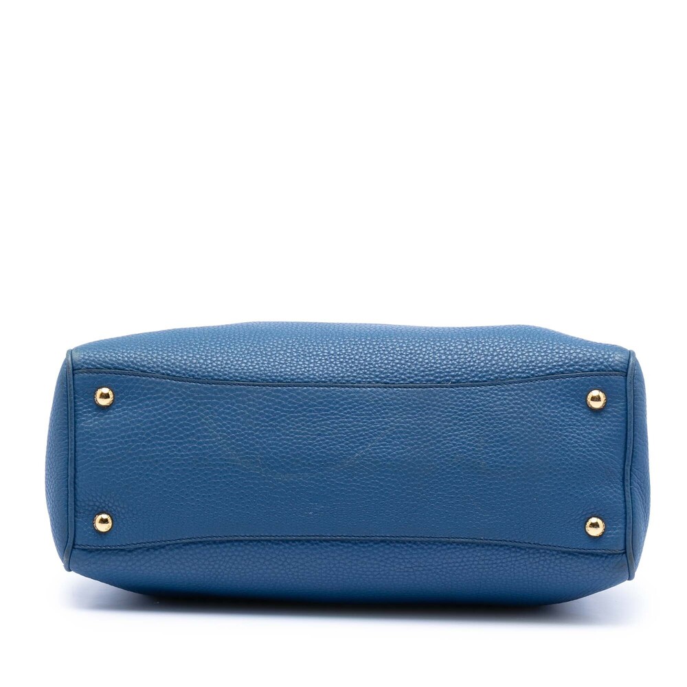 Pre-Loved Prada Vitello Daino Zip Top Satchel - Picture 3 of 7